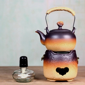 紫砂壶茶具酒精炉灯功夫泡茶壶铁艺茶炉套装烧水围炉煮茶器小火炉