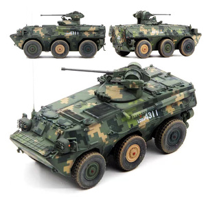 UNISTAR 1/72 中国92轮式步兵战车 丛林数码 6轮装甲车成品模型