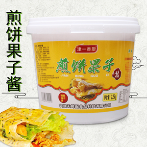 包邮 津一香厨煎饼果子酱2.25kg 煎饼果子专用酱 小摊杂粮煎饼酱