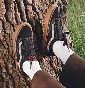 Vans专业滑板鞋 Old Skool经典款复古男女低帮减震耐磨板鞋 1985