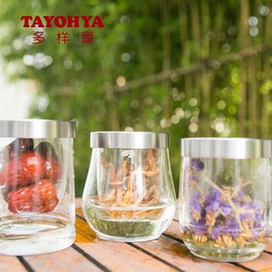 TAYOHYA多样屋玻璃茶隔杯 高硼硅耐高温透明带杯盖办公室茶水杯