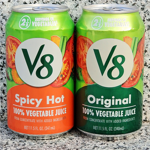 美国V8浓缩混合蔬菜汁饮料可做培养基调酒汁100% VEGETABLE JUICE
