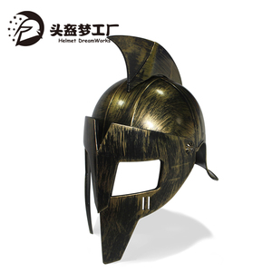罗马勇士化妆服装道具 中世纪网游COS头盔 骷髅头太空户外摄影