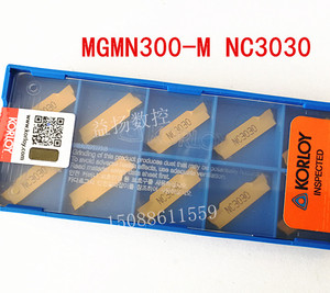 正品克洛伊 数控槽刀片MGMN300-M NC3020 钢件 割刀片 切刀片