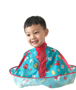 日本升级宝宝剪头发围布 儿童剪发斗篷 婴儿满月理发衣 防静电
