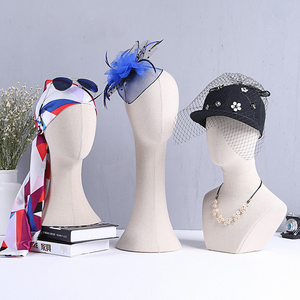 可插针包布头模橱窗陈列假发帽子模特饰品丝巾头饰装饰展示道具