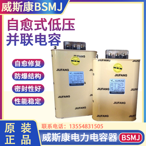 上海威斯康 自愈式并联电力电容器无功补偿BSMJ0.45-30-3 15 BZMJ