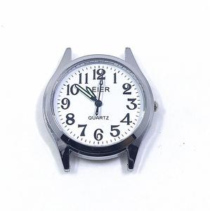 手表配件 雷尔2035机芯表头 金属壳数字石英表间距12/14/18mm