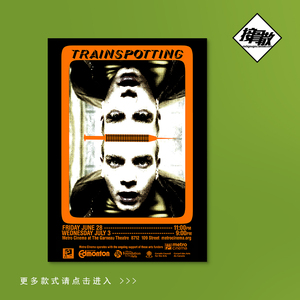 猜火车 Trainspotting 电影海报装饰画