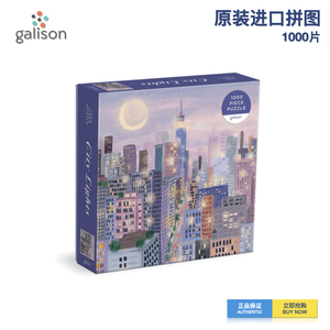 Galison《城市之光》进口拼图-City Lights Puzzle