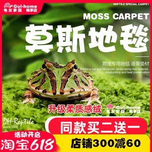 爬宠造景莫斯地毯宠物角蛙垫材爬虫雨林缸保湿摩斯毯饲养盒子用品