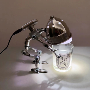 机器人床头融蜡香薰灯融烛台灯设计师机械创意高级感氛围灯具casa