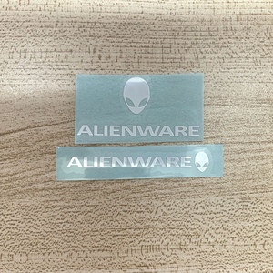外星人logo标志金属贴笔记本电脑贴纸一体机显示器机箱标贴装饰贴