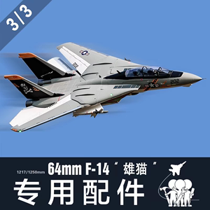 Freewing飞翼模型双64mm F-14 涵道战斗机模型飞机-专用配件3