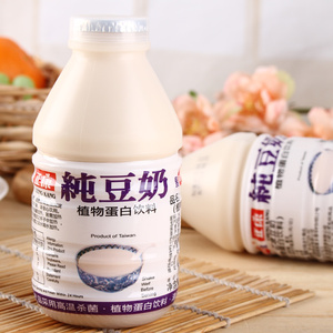 330mlx6瓶中国台湾正康纯豆奶黑豆浆鸡蛋草莓植物蛋白饮料早餐