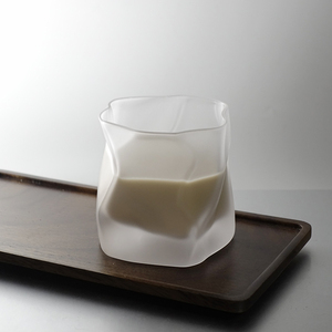 三汀 日式折纸杯玻璃杯喝水杯咖啡杯子威士忌酒杯牛奶饮料小茶杯