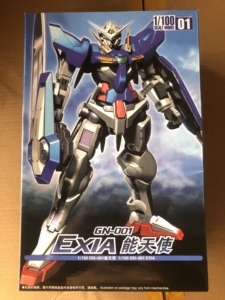 高高TV版能天使 1/100 GN-001 Exia 能天使高达 普通版 拼装 模型