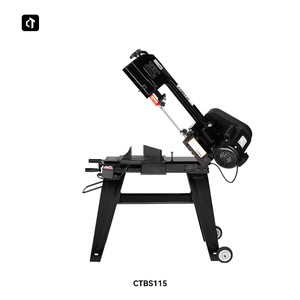 呲铁新品锯床带锯机小型CTBS115家用木工台式不锈钢金属切割工具