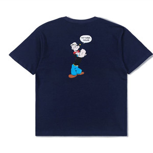NOAH x Popeye  22SS  大力水手联名漫画短袖口袋字母情侣休闲T恤
