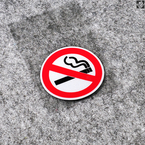 TUTU圖圖車貼-车内趣味贴 禁止吸烟 NO SMOKING 汽车反光贴膜贴花
