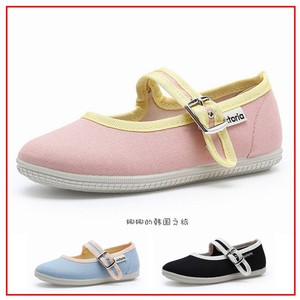 韩国代购VICTORIA维多利亚女童平底儿童布鞋软底布鞋单鞋J1049117