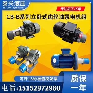 锯床齿轮油泵电机组CB-B10/B2.5/B4/B6/B16/B25/B63/B125JZ润滑泵