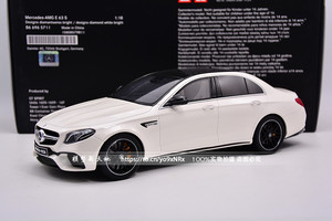 GT SPIRIT 1:18 奔驰 AMG E63S 4MATIC 珍宝白 汽车模型