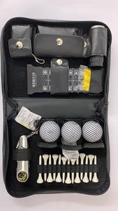 高尔夫球用品多功能工具包下场配件皮包计分器测距仪球夹刀球钉刷
