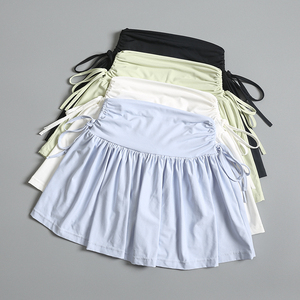 运动短裙裤女夏季假两件跑步半身裙速干遮臀防走光透气网球瑜伽裙