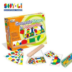 以色列Shy-Li儿童桌面游戏益智玩具辨别几何图形形状配对透视练习
