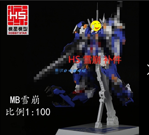 HS 模星 MG MB 1/100 雪崩能天使模型 EXIA 配件零件补件