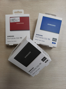 三星移动固态硬盘T7 1TB/2T PSSD 加密金属USB3.2高速PC-1T0T