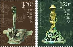 2012-22 三星堆青铜器邮票古蜀文化博物馆旅游纪念品面具编年套票