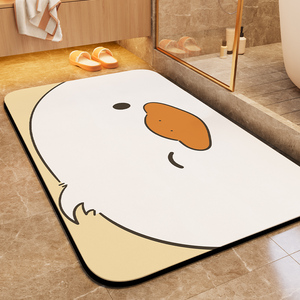 【氧气硅】新款家用地板垫洗手间垫子浴室门口强吸水门垫小脚垫yl