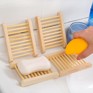 创意简约肥皂盒天然木质肥皂架卫生间浴室沥水皂托手工皂香皂皂架