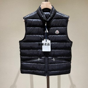 正品现货 Moncler/蒙口 Gui 24春夏男士薄款羽绒短款马甲 1A10700