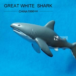 【动物堂】澳洲自然与科学Science and Nature鲨鱼大白黑鳍鲨模型
