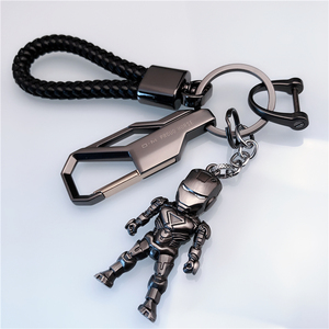大气男士金属钢铁汽车钥匙扣 马蹄扣腰挂件钥匙链个性创意高档