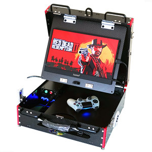 Lukos末日装备 PS4显示器PC电脑XBOX游戏便携移动主机箱15寸定制