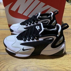 NIKE ZOOM2K女子黑白潮流老爹鞋运动鞋 AO0354-010 CU2988