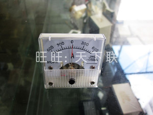 定做91C4小型指针式机械面板表正负双向电压表电流表直流小表头