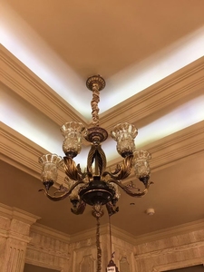 福仕灯饰 新中式轻奢全铜欧式法式客厅灯具美式别墅奢华餐厅吊灯
