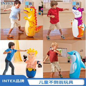 INTEX不倒翁充气宝宝加厚加大号婴儿小孩早教益智儿童玩具锻炼