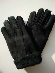皮毛一体手套  加厚保暖真皮手套冬季羊皮特厚 手套