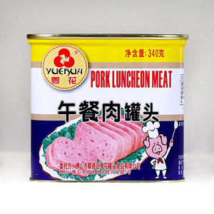 粤花牌午餐肉340g*5肉类猪肉罐头户外方便食品速食早餐火锅三明治