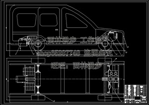 RL6460混合动力微型客车总布置设计含CAD图纸及说明
