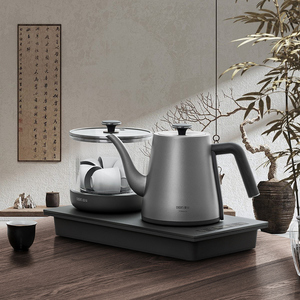晨钛E260L纯钛烧水电茶炉嵌入式茶盘茶桌用烧水智能上水带消毒锅