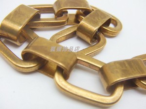 12MM大号焊口有质量的全纯铜包包链条女包配件高质量链肩带链条