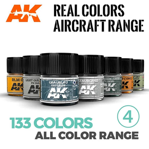 文华模型 西班牙AK REAL真实色漆 飞机颜色 单漆10ml RC278-RC301