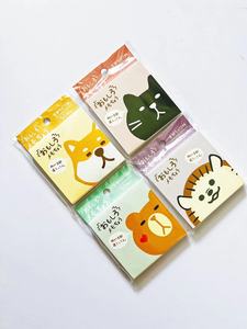 现货日本PineBook便签柴犬猫咪手帐拼贴素材记事可爱50张不同图案